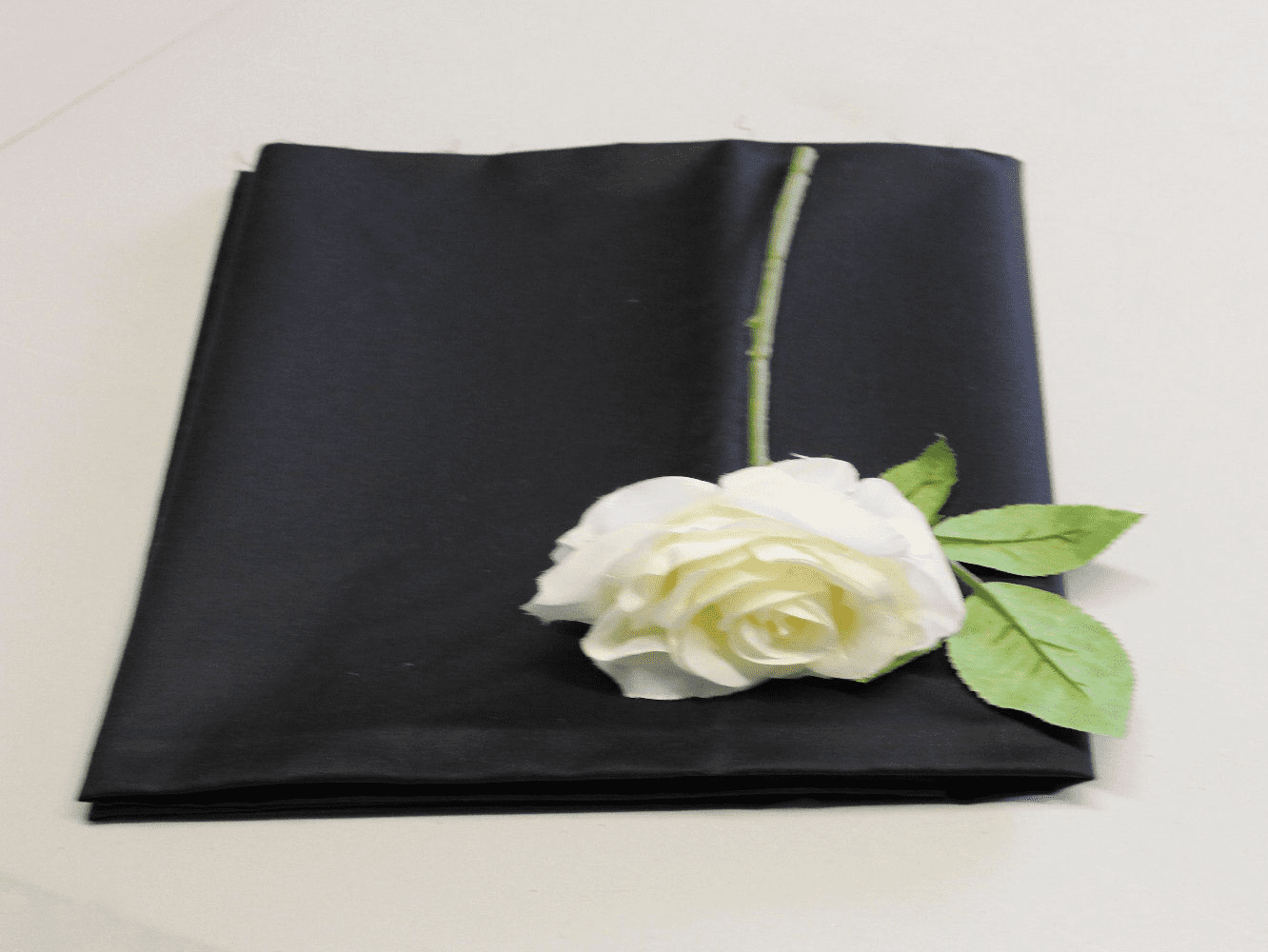 BLACK Cotton Sateen  Curtain Lining with Solpruffe finish