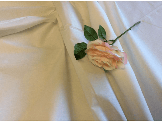 CREAM / IVORY Polycotton Sheeting / Lining Fabric  240 cms wide  - 100 gsm CLEARANCE