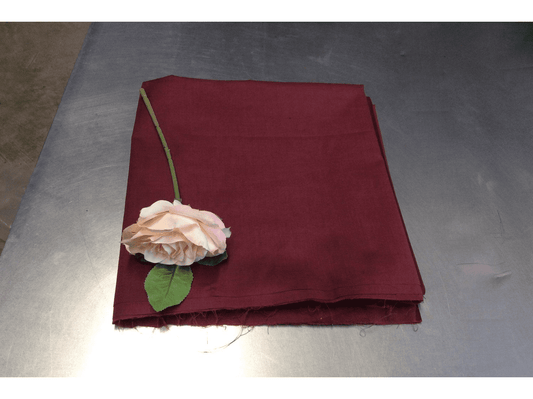 WINE COLOUR Polycotton Sheeting / Lining Fabric  240 cms wide  - 100 gsm CLEARANCE