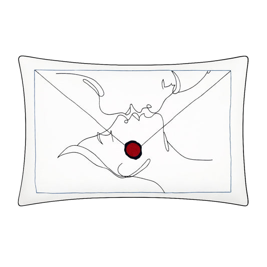 Couple Kiss Envelope Pillow Cover