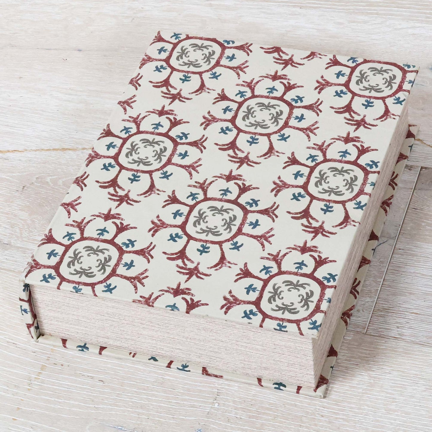 Set of 3 Red & Blue Nesting Box Book Files