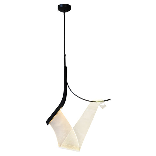 Curved Hanging Light Fixture
