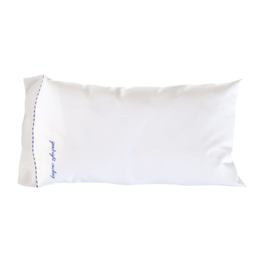 Goodnight Cowboy Pillowcase in Navy - Queen