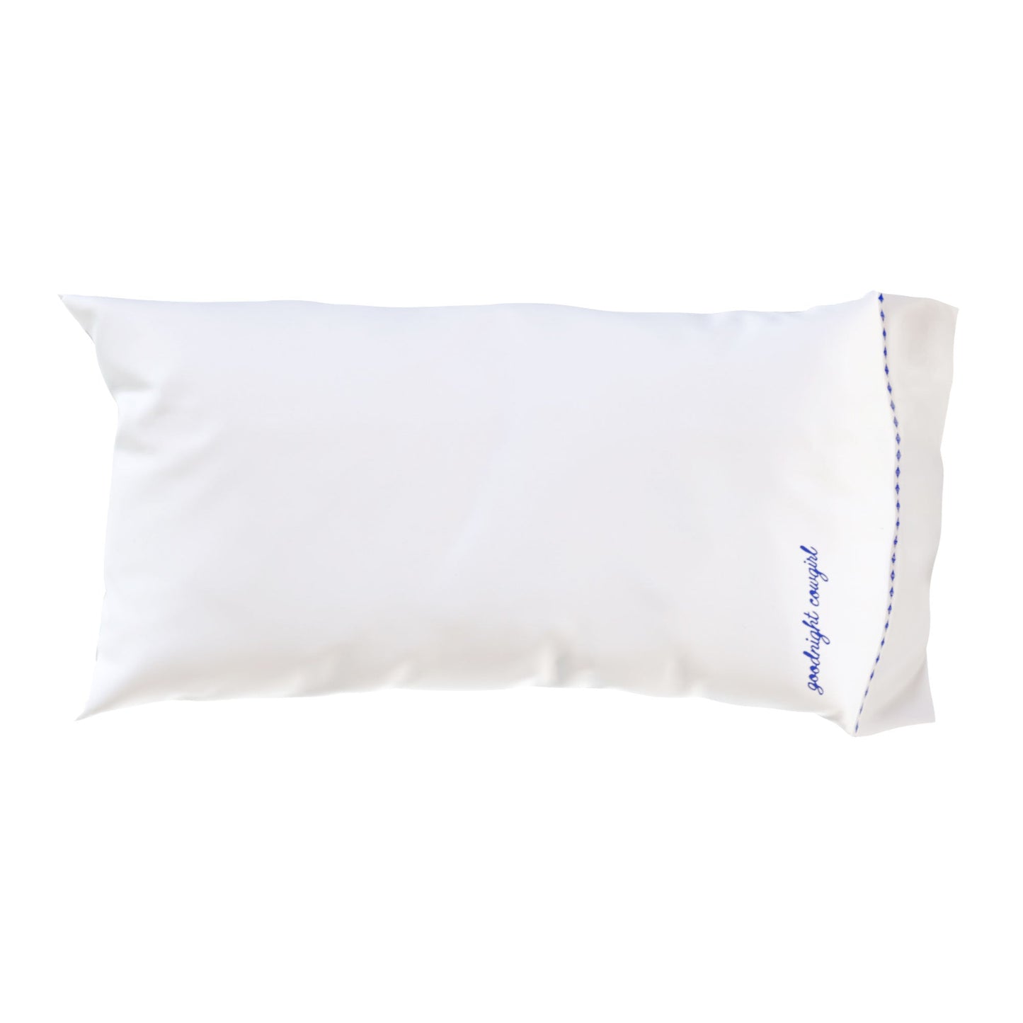 Goodnight Cowgirl Pillowcase in Navy - Queen