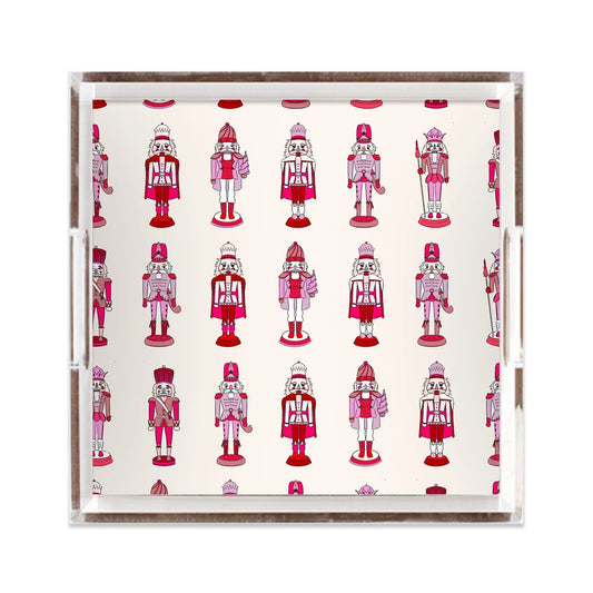 Holiday March Lucite Tray