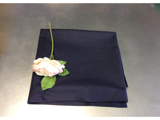 NAVY BLUE  Polycotton SHEETING / LINING FABRIC  240 cms wide  - 100 gsm CLEARANCE